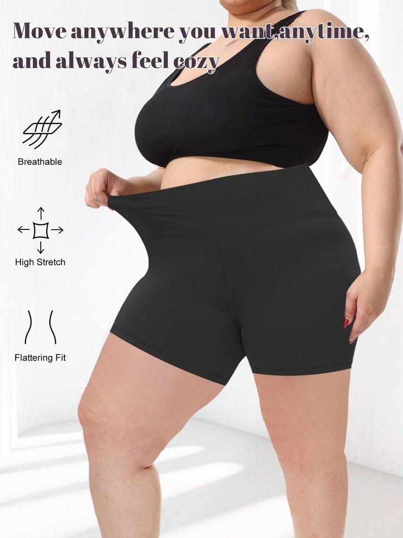 Plus Size Three-Point Yoga Shorts Women Three-Point Pants Summer Riding Yoga Pants Shorts Factory - Image 4